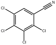 2,3,4,5-四氯苯甲腈 结构式