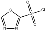 1,3,4-噻二唑-2-磺酰氯 结构式