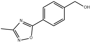 [4-(3-METHYL-1,2,4-OXADIAZOL-5-YL)PHENYL]METHANOL 结构式