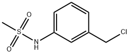 3-甲磺酰胺基苄氯 结构式