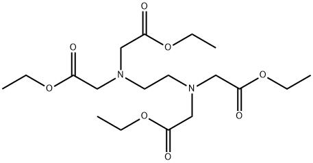 2,2',2'',2'''-(Ethylenebisnitrilo)tetrakis(acetic acid ethyl) ester 结构式