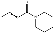 1-(1-oxobut-2-enyl)piperidine 结构式