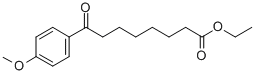 ETHYL 8-(4-METHOXYPHENYL)-8-OXOOCTANOATE 结构式