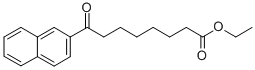 ETHYL 8-(2-NAPHTHYL)-8-OXOOCTANOATE 结构式