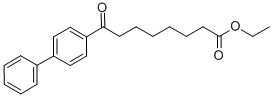 ETHYL 8-(4-BIPHENYL)-8-OXOOCTANOATE 结构式