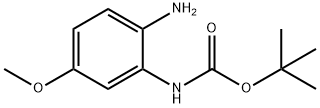 2-BOC-氨基-4-甲氧基苯胺 结构式