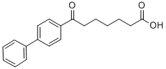 7-(4-BIPHENYL)-7-OXOHEPTANOIC ACID 结构式