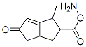 2-Pentalenecarboxylicacid,2-amino-1,2,3,3a,4,5-hexahydro-5-oxo-,methyl 结构式