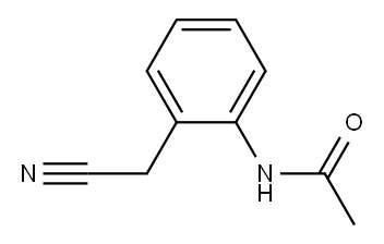 N-[2-(cyanomethyl)phenyl]acetamide 结构式
