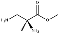 2,3-DIAMINO-2-METHYL-PROPANOIC ACID METHYL ESTER 结构式