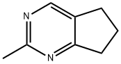 5H-Cyclopentapyrimidine, 6,7-dihydro-2-methyl- (9CI) 结构式