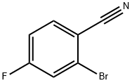 2-溴-4-氟苯甲腈 结构式