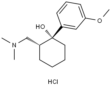 盐酸曲马多(EP标准品) 结构式