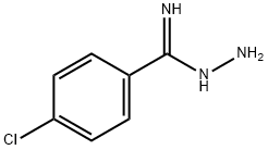 4-CHLORO-BENZENECARBOXIMIDIC ACID, HYDRAZIDE 结构式