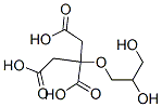 柠檬酸单甘油酯 结构式