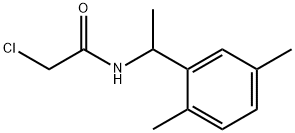 2-氯-N-[1-(2,5-二甲基苯基)乙基]乙酰胺 结构式