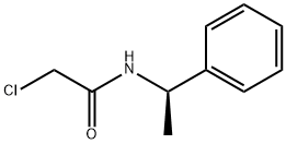 2-氯-正(1-苯基乙基)乙酰胺 结构式