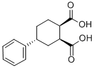 4-反式苯基环己烷-顺式-二羧酸 结构式