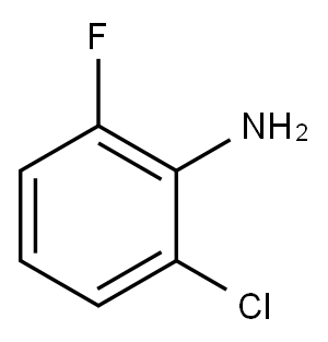 2-氯-6-氟苯胺 结构式