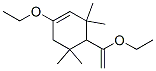 1-乙氧基-4-(1-乙氧基乙烯基)-3,3,5,5-四甲基戊己烯 结构式