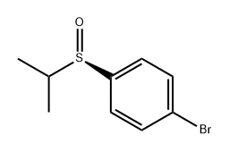 (R)-1-溴-4-(异丙基亚砜基)苯 结构式