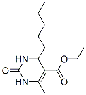 5-Pyrimidinecarboxylicacid,1,2,3,4-tetrahydro-6-methyl-2-oxo-4-pentyl-,ethylester(9CI) 结构式