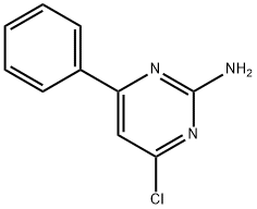 2-氨基-4-氯-6-苯基嘧啶 结构式
