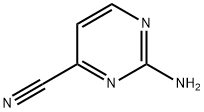 2-氨基-4-氰基嘧啶 结构式