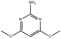 2-氨基-4,6-二甲氧基嘧啶 结构式