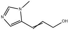 2-Propen-1-ol,3-(1-methyl-1H-imidazol-5-yl)-(9CI) 结构式