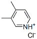 3,4-dimethylpyridinium chloride 结构式