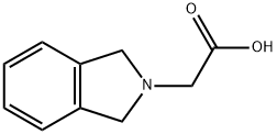 2-(异吲哚啉-2-基)乙酸 结构式