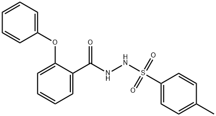 N-(2-PHENOXYBENZOYL)-N'-(P-TOSYL)HYDRAZINE 结构式