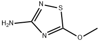 3-氨基-5-甲氧基-1,2,4-噻二唑 结构式