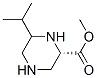 2-Piperazinecarboxylicacid,6-(1-methylethyl)-,methylester,(2S)-(9CI) 结构式