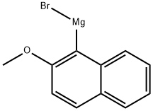 2-METHOXY-1-NAPHTHYLMAGNESIUM BROMIDE 结构式
