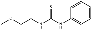 1-(2-甲氧基乙基)-3-苯基硫脲 结构式