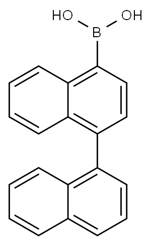 B-[1,1'-联萘]-4-基硼酸 结构式