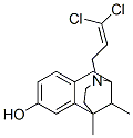 3-(3,3-Dichloro-2-propenyl)-1,2,3,4,5,6-hexahydro-6,11-dimethyl-2,6-methano-3-benzazocin-8-ol 结构式
