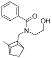 N-(2-Hydroxyethyl)-N-[(3-methyl-2-norbornyl)methyl]benzamide 结构式