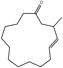 3-methylcyclopentadec-4-en-1-one 结构式