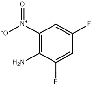 2,4-二氟-6-硝基苯胺 结构式
