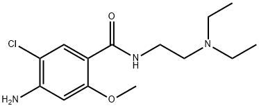 甲氧氯普胺 结构式