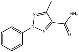 5-甲基-2-苯基-2H-1,2,3-三唑-4-甲酰胺 结构式