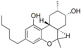 (6aR)-6aβ,7,8,9,10,10aα-Hexahydro-6,6,9β-trimethyl-3-pentyl-6H-dibenzo[b,d]pyran-1,8β-diol 结构式