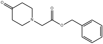 1-BENZYLOXYCARBONYLMETHYL-4-PIPERIDINONE 结构式