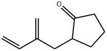 Cyclopentanone, 2-(2-methylene-3-butenyl)- (9CI) 结构式