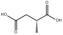 (R)-(+)-甲基丁二酸 结构式