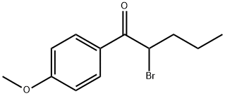 2-BROMO-1-(4-METHOXY-PHENYL)-PENTAN-1-ONE 结构式