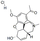 acetylcodeine hydrochloride 结构式